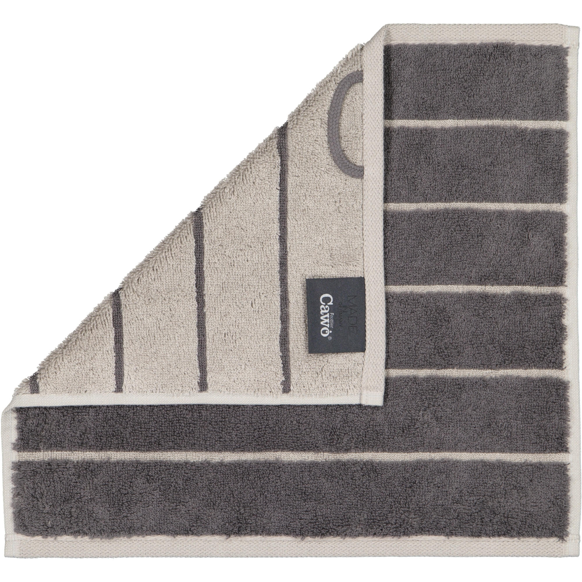 SEIFTUCH BALANCE DOUBLEFACE 6232 ANTHRAZIT - 73 - Anthrazit, Textil (30/30cm) - Cawoe