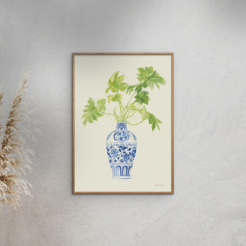 POSTER Wild Apple - Palm Chinoiserie III - Grün, Papier (50/70/0.1cm) - Poster&Frame
