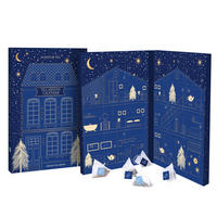 ADVENTSKALENDER Tee 6 Sorten - Blau, Papier (23.2/3/34.7cm) - Home Styling Collection