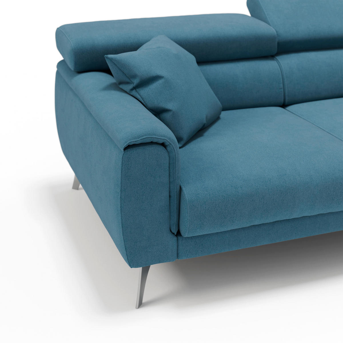 LINEARSOFA Caravaggio - Türkis, Textil (244/73/102cm) - Divani.store