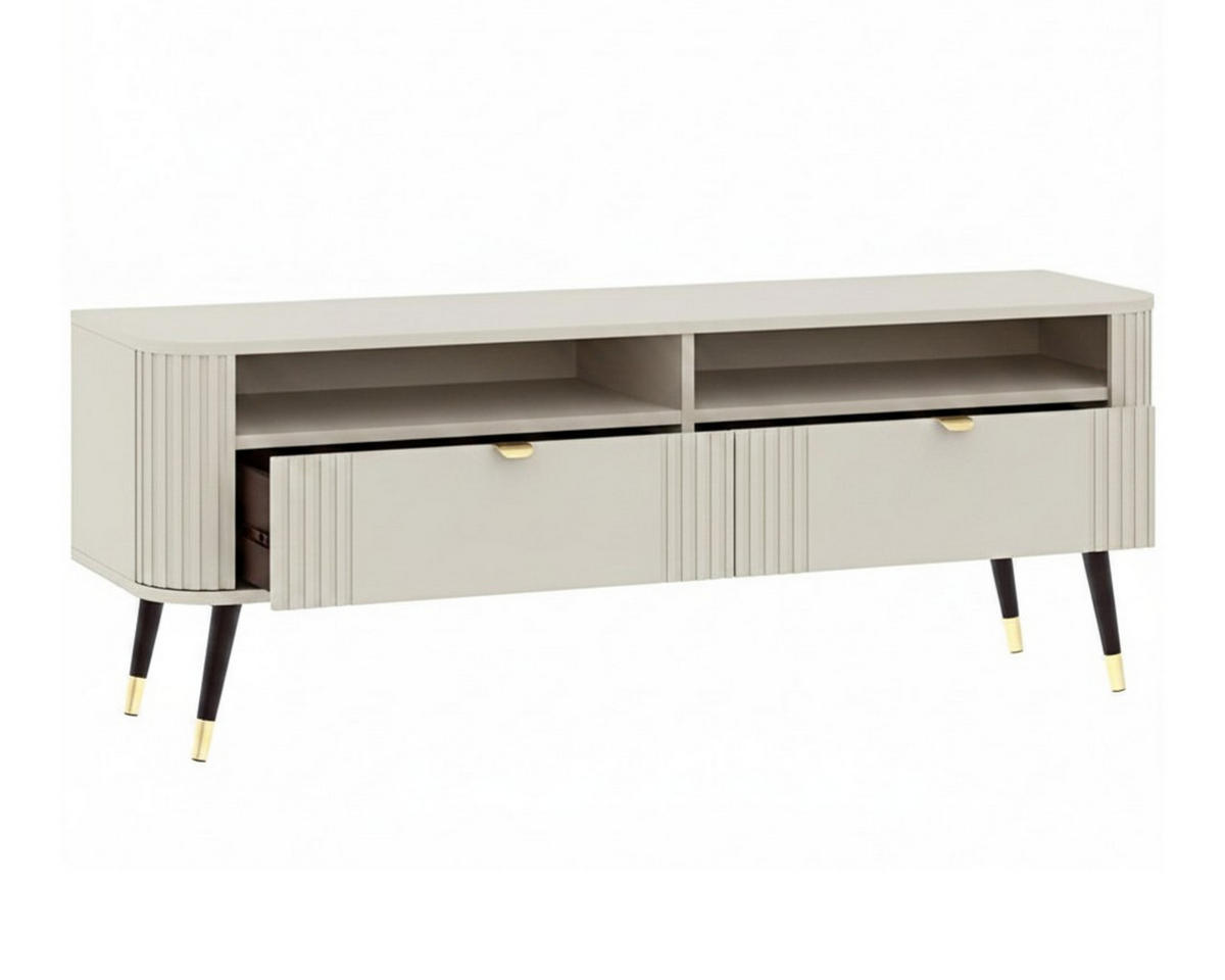 TV-SCHRANK, Kaschmir, 138,2 x 40 x 52,6 cm - Kaschmir, Holzwerkstoff (138.2/52.6/40cm) - 3XE LIVING