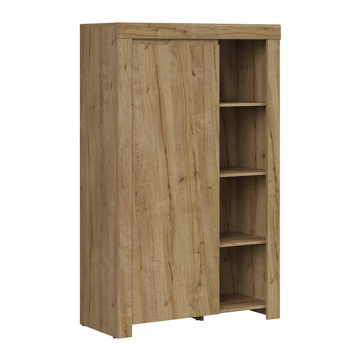BÜCHERREGAL Hella Holz - Braun, Holzwerkstoff (98/156/42cm) - Petits-meubles