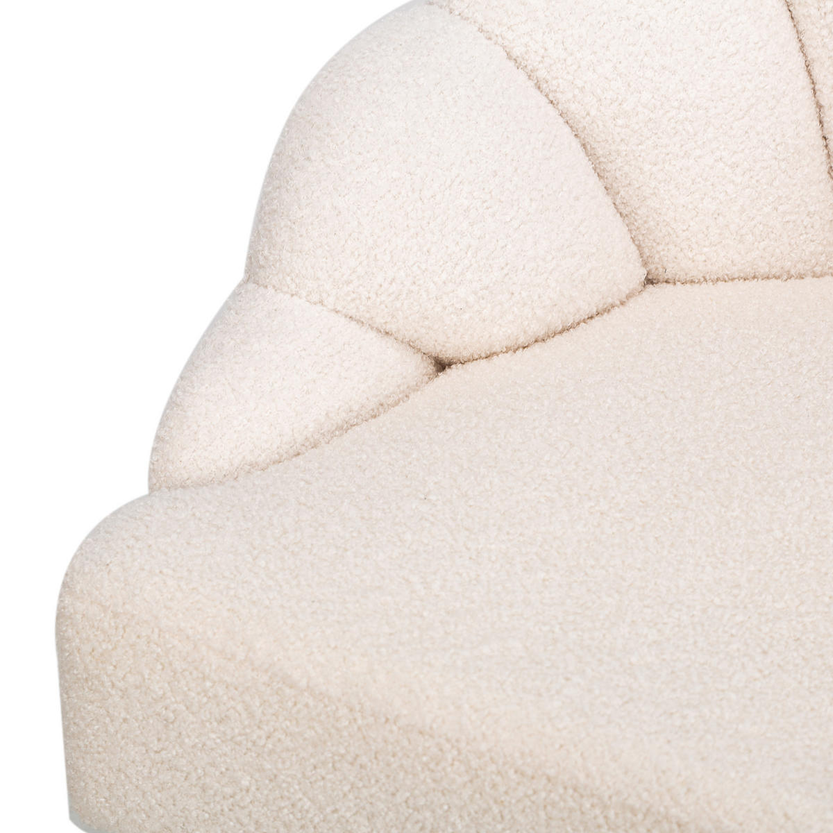 SESSEL Wolle Weiß - Weiß, Textil (63/89/60cm) - Nordlys