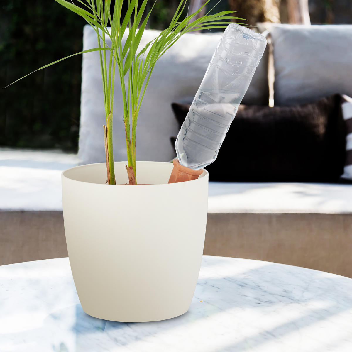 4XTONKEGEL - Hellbraun, Keramik (5.5/17/5cm) - Relaxdays