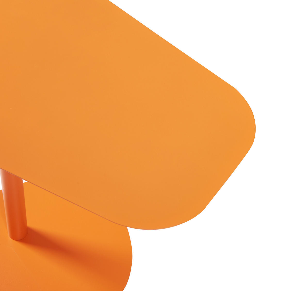 BEISTELLTISCH Nastätten - Orange, Metall (38/50/50cm) - [en.casa]