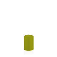STUMPENKERZEN Grün Ø 48 x 80 mm, 24 Stück - Grün, Paraffin (5/8cm) - Wiedemann Kerzen