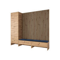 GARDEROBE Balma VI - Blau, Holzwerkstoff (230/206/44cm) - MIRJAN24