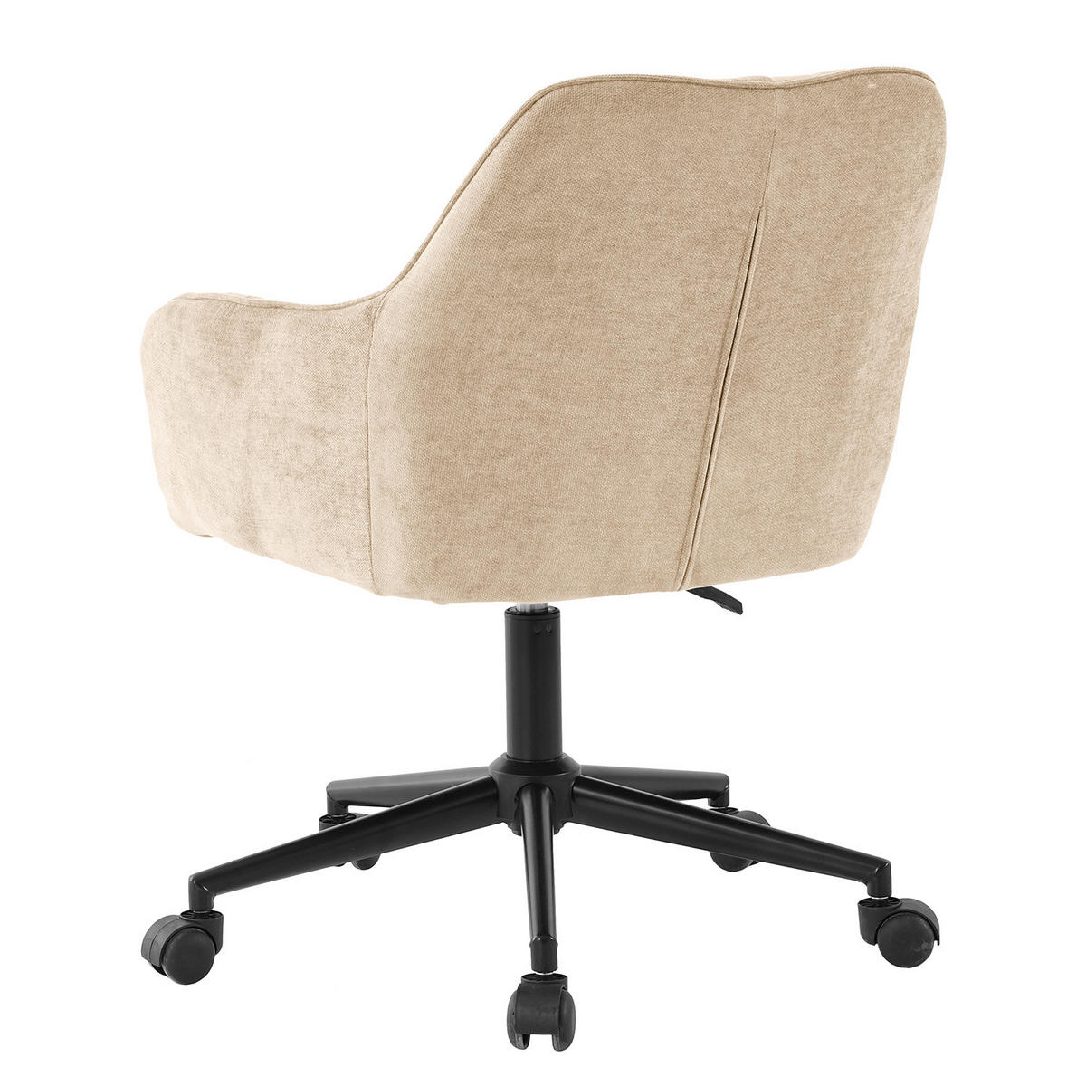 BÜROSTUHL - Beige, Textil/Metall (59/81/62cm) - home24