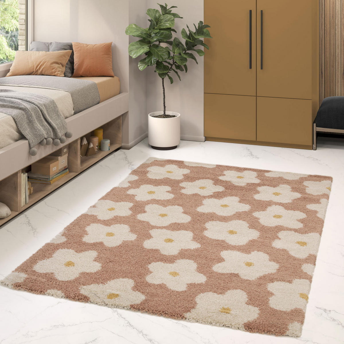 TEPPICH - Altrosa - Altrosa, Kunststoff (160/230cm) - Drawer