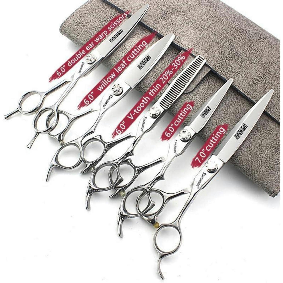 HAARSCHNEIDE-SET 5-teilig 6/7 Zoll - Silberfarben, Metall (6/1/17.7cm)