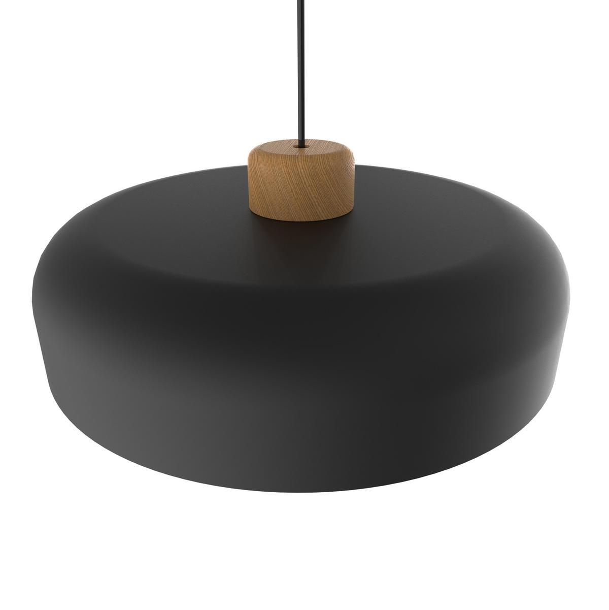 HÄNGELEUCHTE - Schwarz, Metall (40/40/10cm) - Lumicom