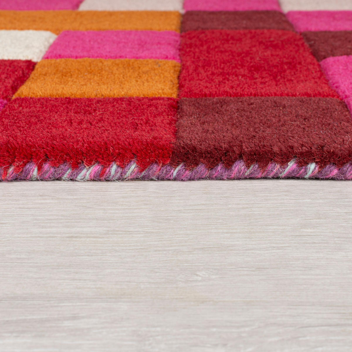 WOLLTEPPICH multicolor handgetuftet weich DERWENT MOLLY, Multi 120x170 cm - Multicolor, Textil (120/170cm) - KADIMA DESIGN