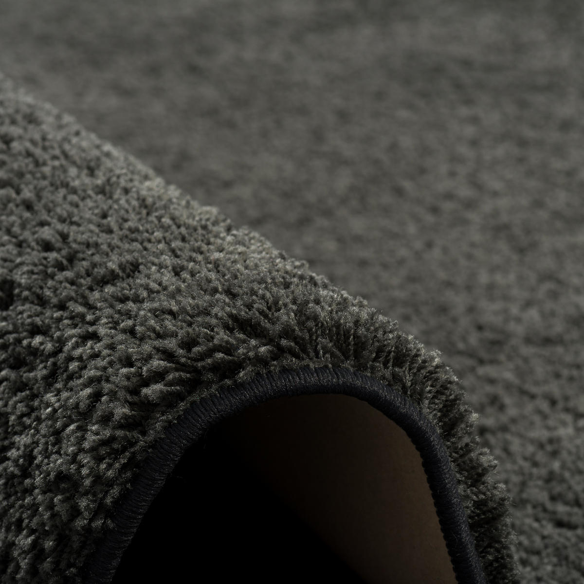 HOCHFLOR SHAGGY TEPPICH PALACE RUND - Chromfarben, Textil (160/160cm) - Snapstyle