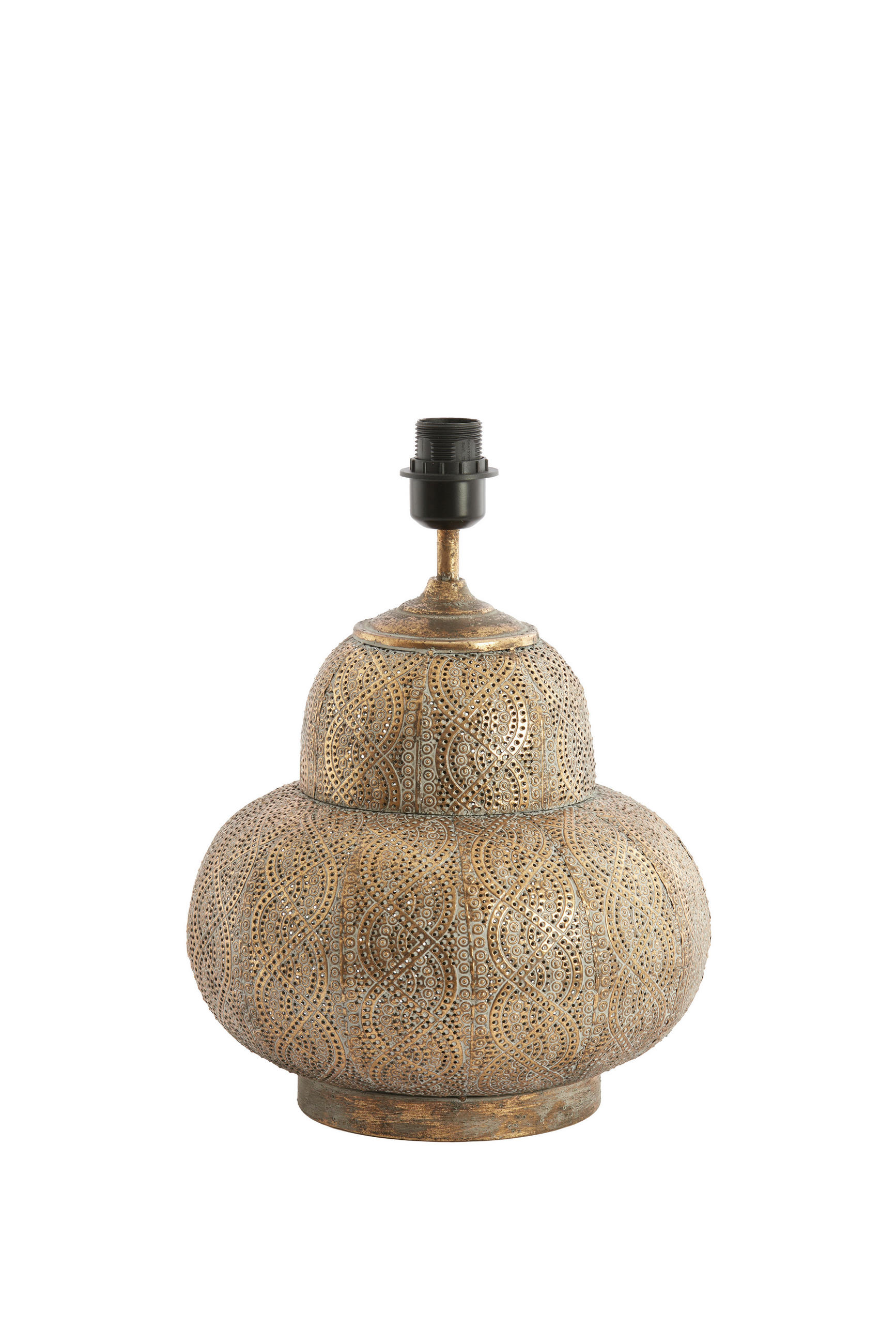 LAMPENSOCKEL Ryota Braun 31/31/41 cm - Braun, Metall (31/31/41cm) - Light & Living