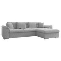 ECKSOFA Diana Cord, Seite: Rechts - Hellgrau, Holz/Textil (280/160cm) - MIRJAN24