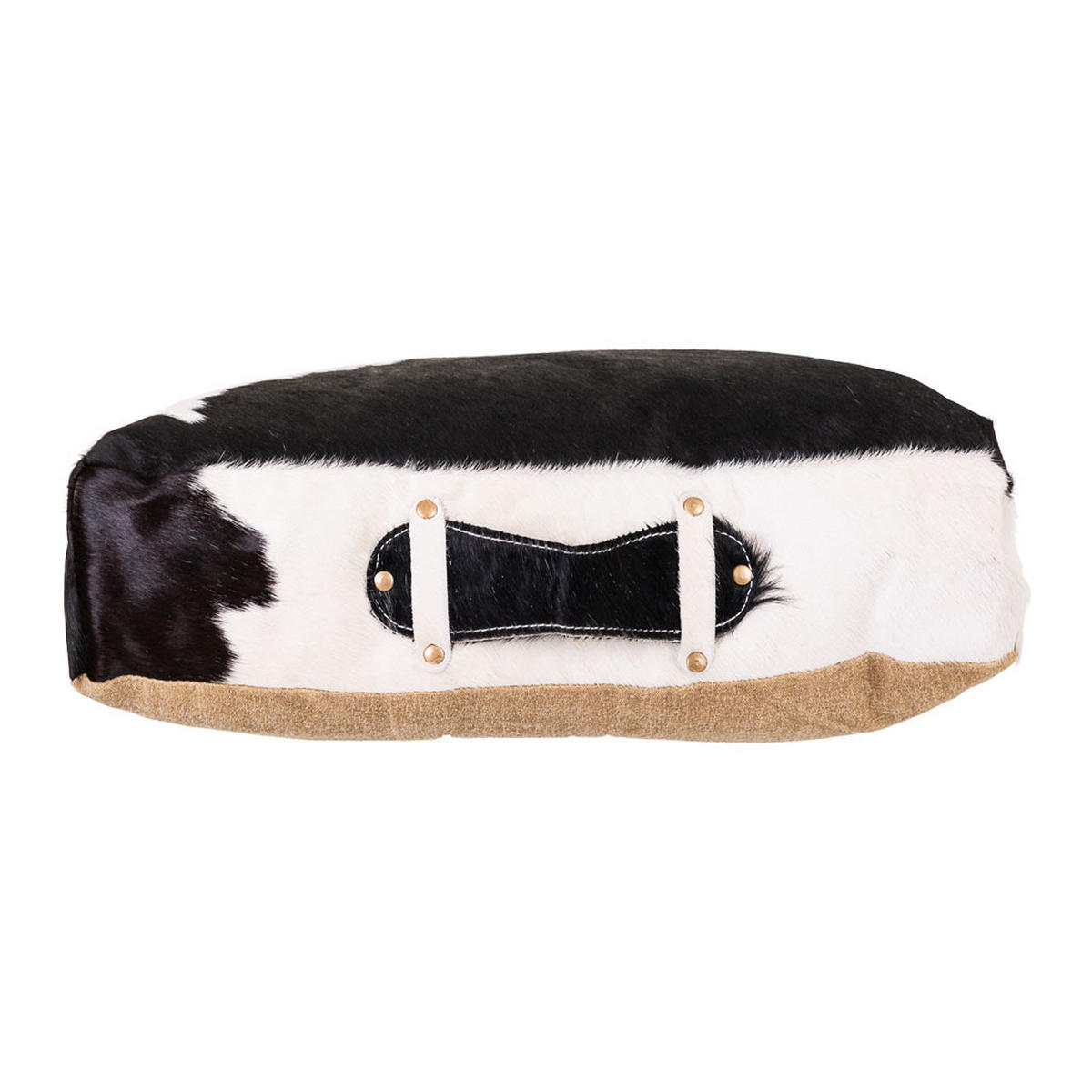 DEKORATIONSSTÜCK, schwarz, 48x10cm - Multicolor, Fell (48/48/10cm) - Wanderlust