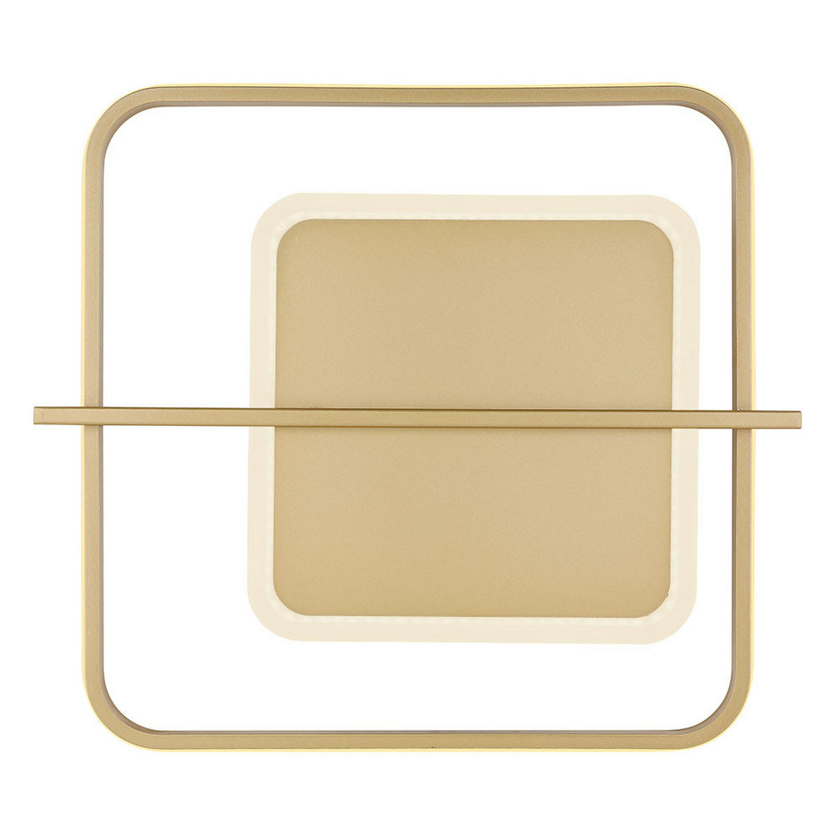 LED DECKENLEUCHTE Metall Gold - Goldfarben, Metall (40/36/5cm) - Globo Lighting