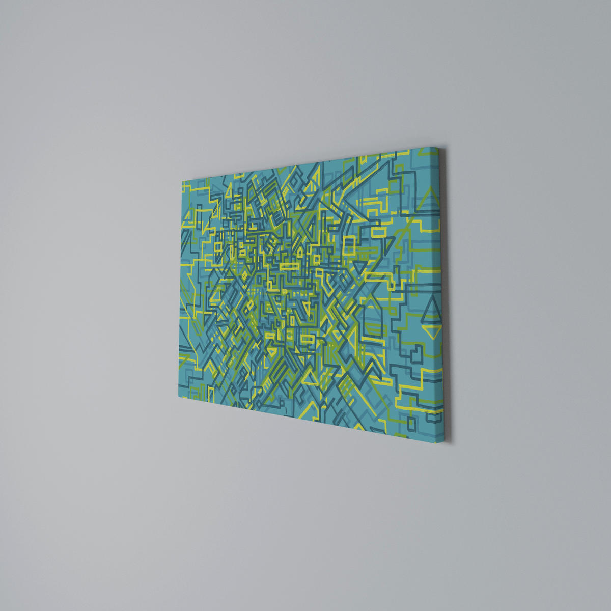 LEINWANDBILD Nostalgic Memories 120/80 cm - Blau, Textil (120/80cm) - SpaceRebels