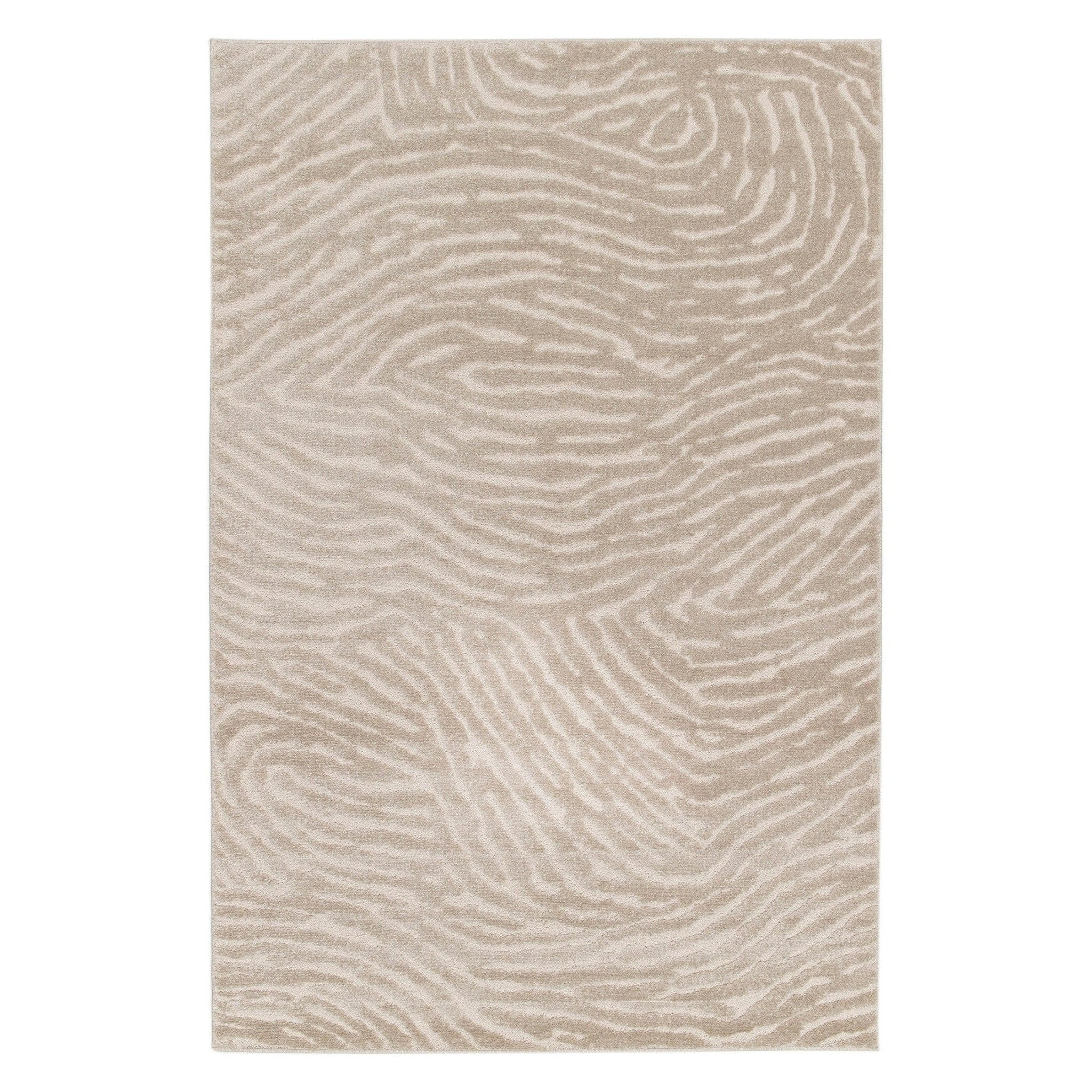 TEPPICH ultrafein mit Skulptureffekt beige - Beige, Textil (120/170cm) - AFK Living