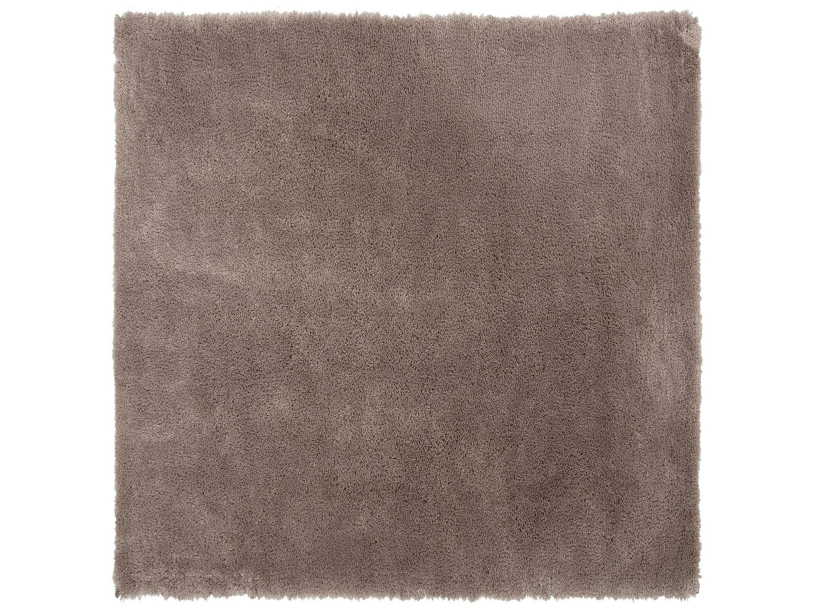 SHAGGY-TEPPICH Evren 200/200 cm - Braun, Kunststoff (200/200cm) - Beliani