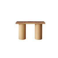 KONSOLENTISCH Karel Natur aus Teak - Naturfarben, Holz (45/137/81cm) - Tikamoon