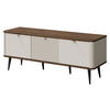 TV-ELEMENT Marly 3K RE14 - Kaschmir/Goldfarben, Holzwerkstoff/Metall (130/52/40cm) - MIRJAN24