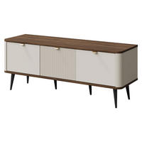 TV-ELEMENT Marly 3K RE14 - Kaschmir/Goldfarben, Holzwerkstoff/Metall (130/52/40cm) - MIRJAN24