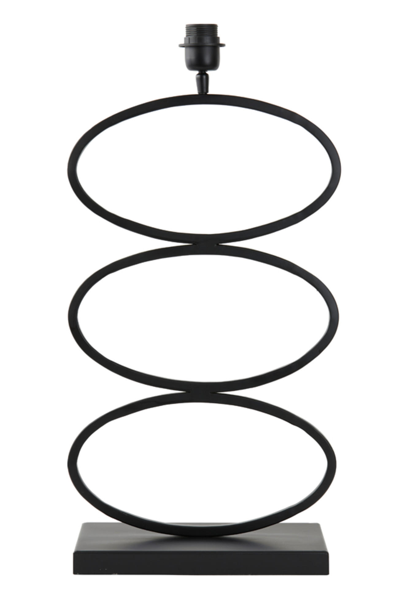 LAMPENFUSS Stelius Schwarz Ø33/59 cm - Schwarz, Metall (33/17/59cm) - Light & Living