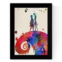 POSTER Nightmare Before Christmas A3 Rahmenlos - Klar, Papier (29.7/5/42cm) - Nacnic