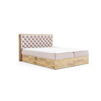 BOXBETT Diona Faro - Rosa, Holzwerkstoff/Textil (160/200cm) - Fun Möbel
