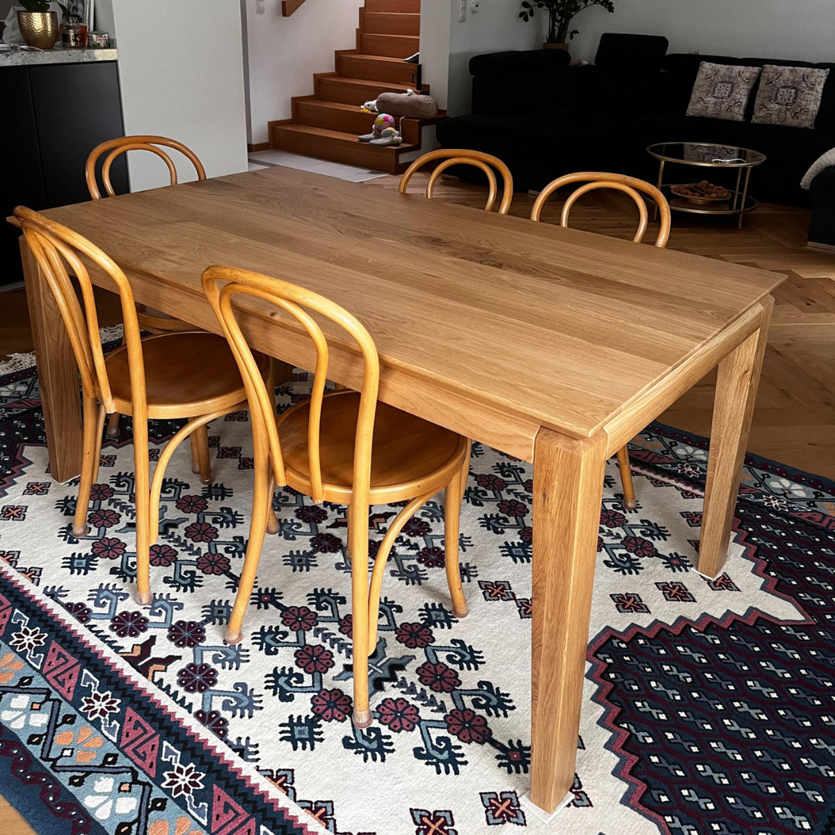 ESSTISCH aus Massivholz DANTE 160 x 90 - Eichefarben, Holz (160/90/75cm) - Rawood Furniture