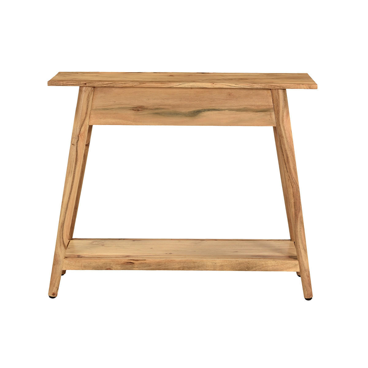 KONSOLE Massiv Akazienholz B90 cm FRANKLIN - Hellbraun, Holz (90/30/76cm) - Miliboo