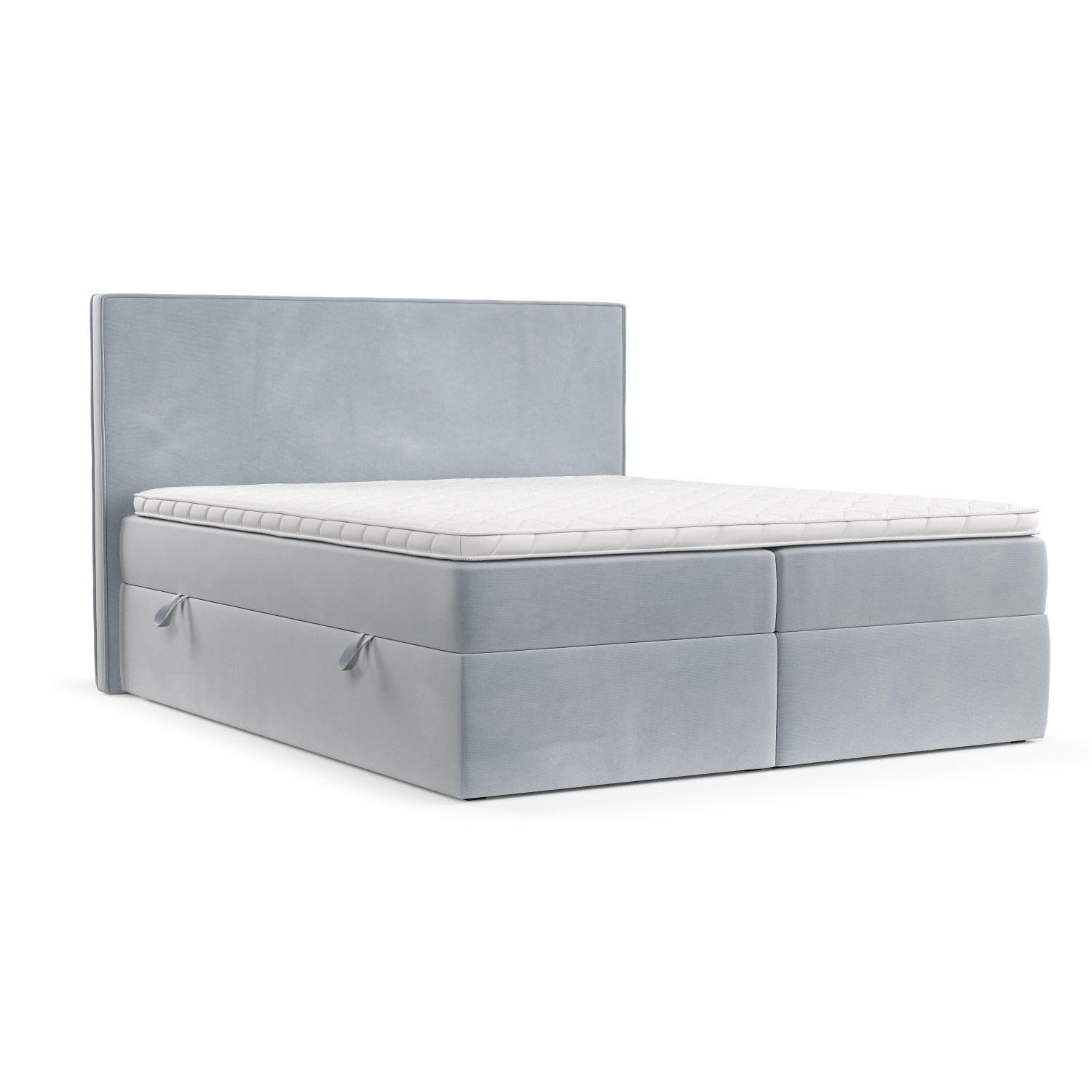 AltaBeds Boxbett Hellgrau 140x200 cm