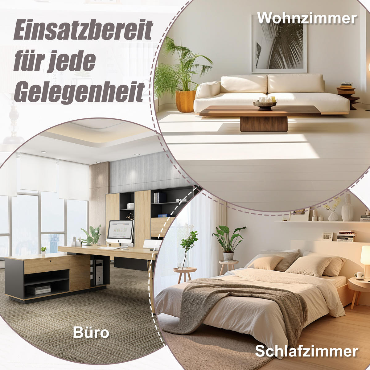 SESSEL Nordic Style aus Chenille mit ergonomischen Armlehnen - Grau, Textil (67.5/74.5/69cm) - Urban Meuble