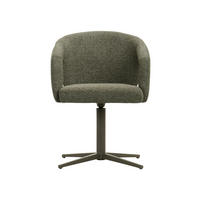 STUHL 100% Polyester 60 x 62 x 80 cm grün meliert POLSTERSTÜHLE #02 - Grün, Kunststoff (60/80/62cm) - Massivmoebel24