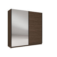 KLEIDERSCHRANK Walnuss Villa 151/207/60 - Walnussfarben, Holzwerkstoff (151/207/60cm) - RAUMHIRSCH FURNITURE