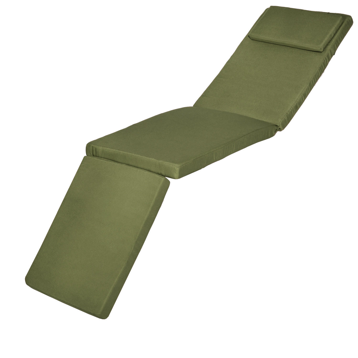 DECKCHAIRAUFLAGE Loftlux DC 175x45x5cm Olivgrün - Olivgrün, Textil (45/175cm) - Beautissu 