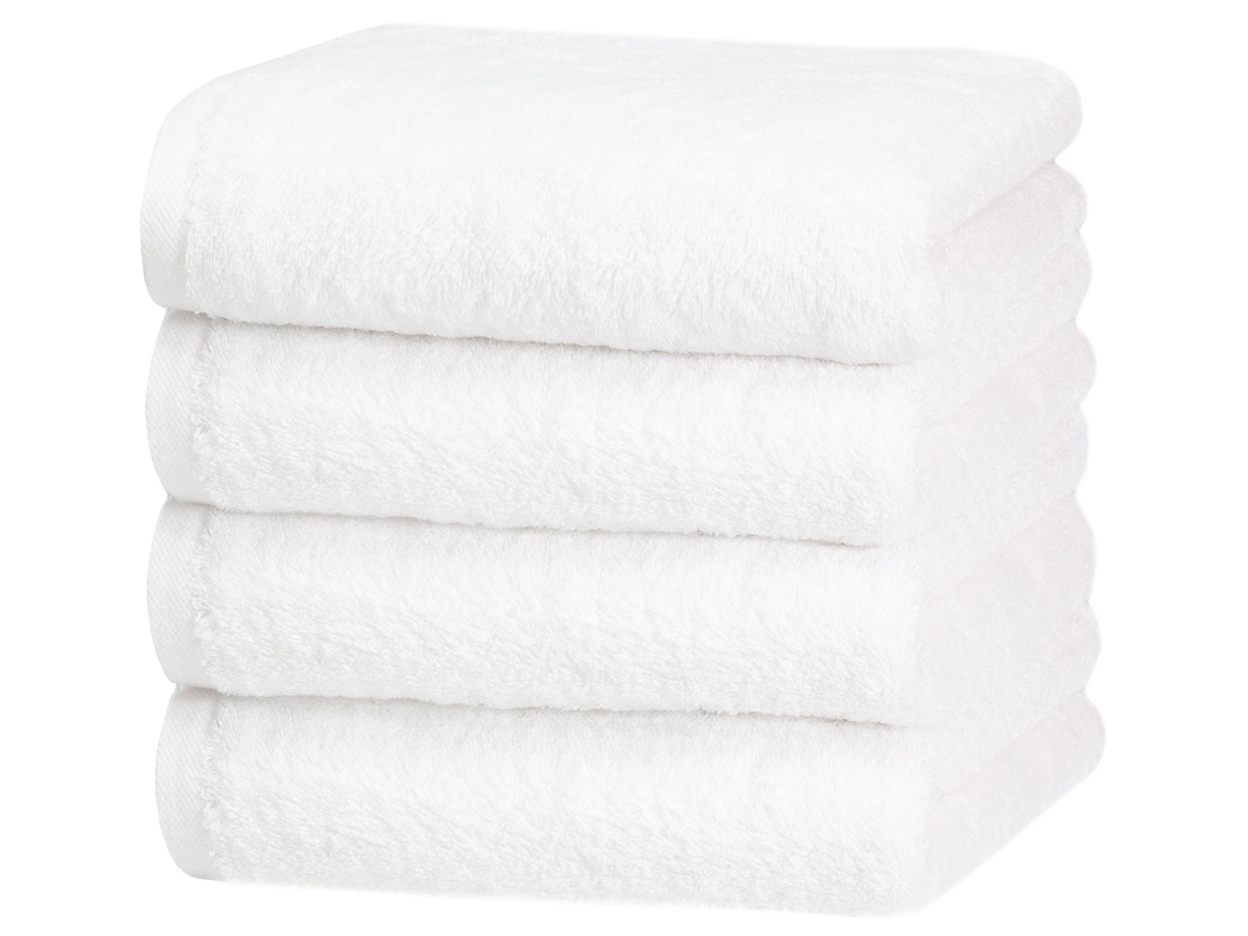 HANDTÜCHER, 4er-Set, 50x100 cm, 100% Baumwolle, Weiß - Weiß, Textil (50/100cm) - Zollner