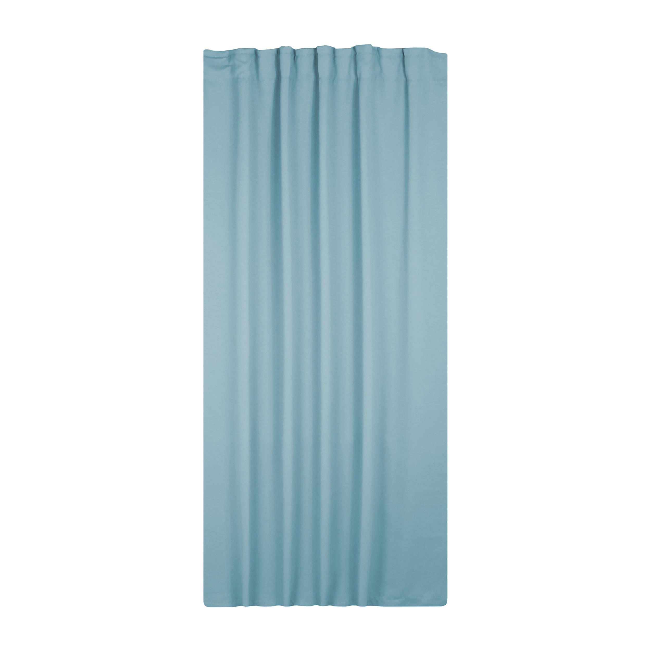 VERDUNKELUNGSVORHANG Kräuselband 140/145 cm Mint Blau - Blau, Textil (140/145cm) - TiborTex