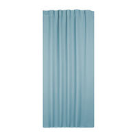 VERDUNKELUNGSVORHANG Kräuselband 140/145 cm Mint Blau - Blau, Textil (140/145cm) - TiborTex