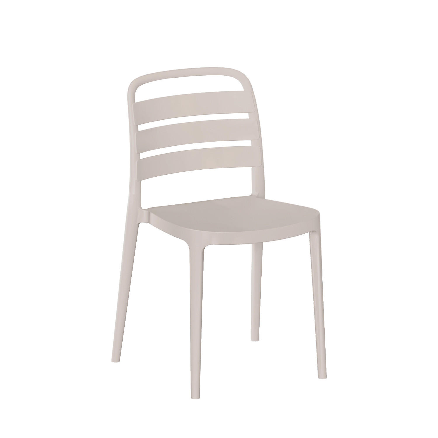 STUHL FÜR DRAUSSEN Zira Beige 42 cm x 80 cm - Beige, Kunststoff (42/80/52cm)