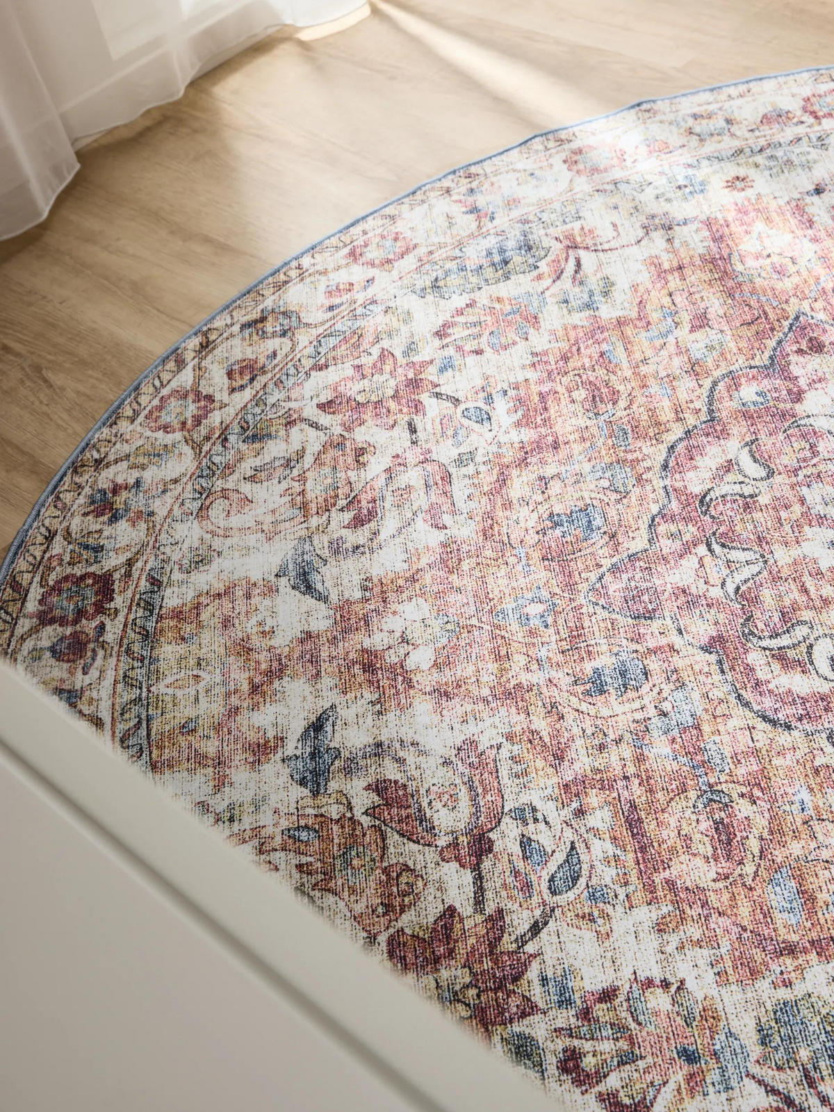 PRATELNÝ koberec George Vícebarevné ø 160 cm - různobarevná, plast/umělá hmota (160/160cm) - benuta