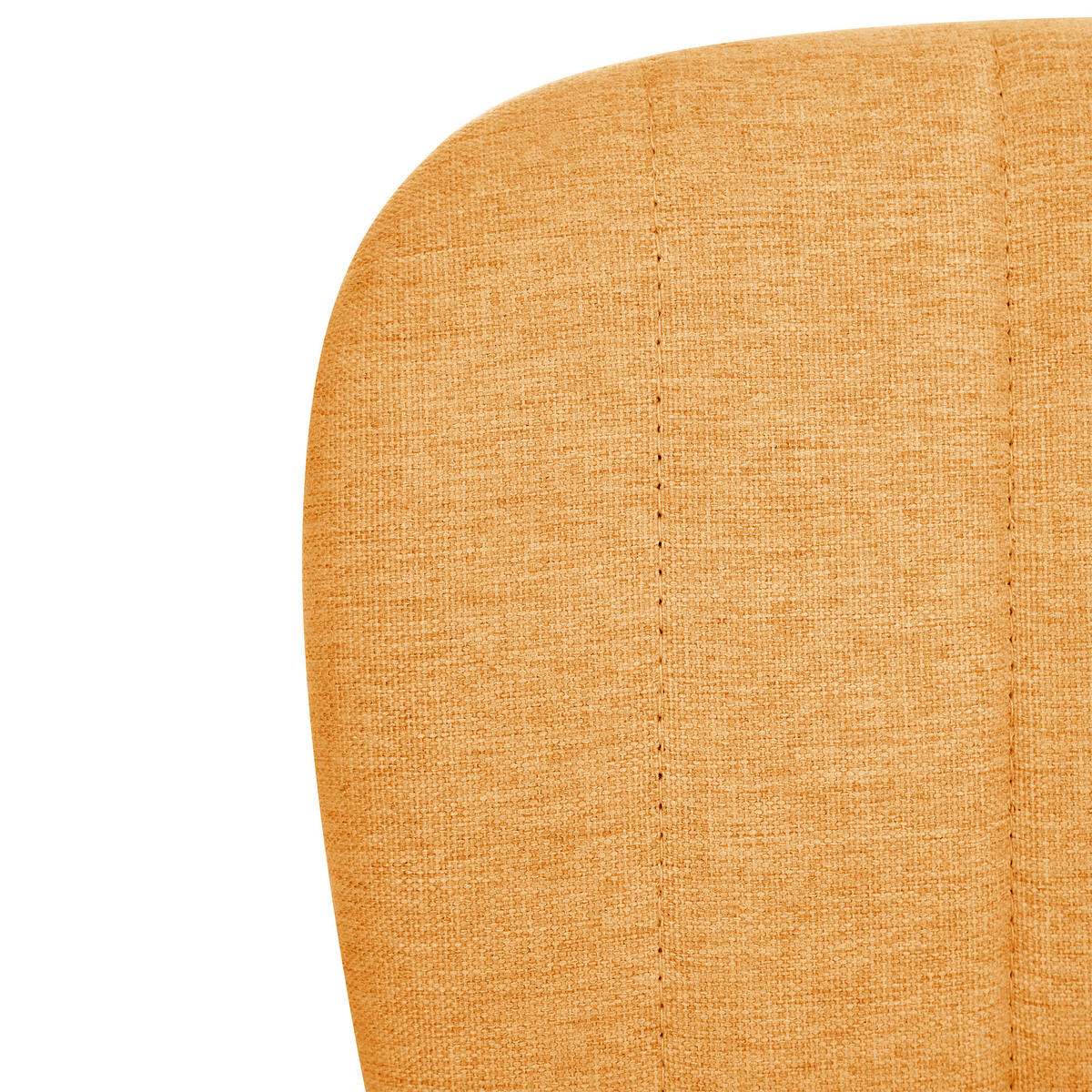 SCHREIBTISCHSTUHL Stoff Orange Bubbly - Orange, Textil (52/78/52cm) - Beliani