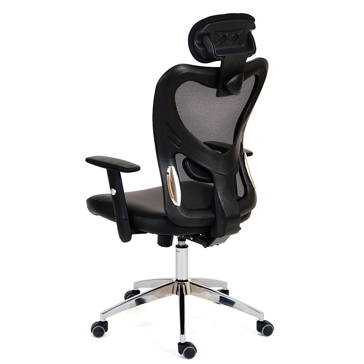 PROFI-BÜROSTUHL Schwarz - Schwarz, Textil (67/136/71cm) - MCW