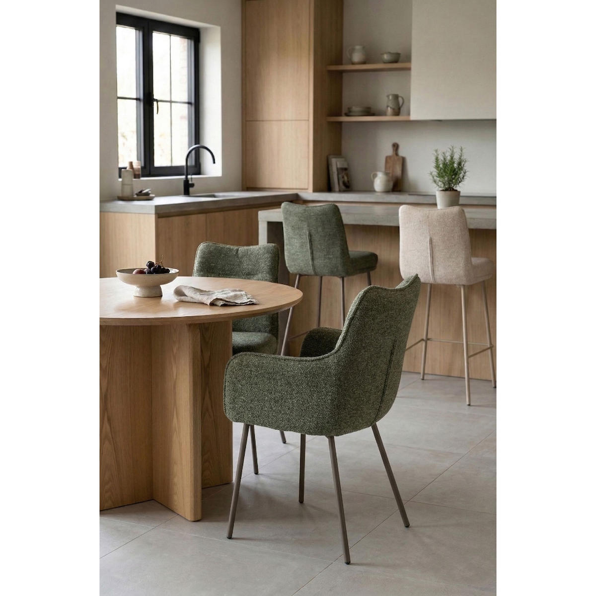 ESSZIMMERSTUHL Jacques Grün - 2 er Set - Grün, Kunststoff (60/86/62cm) - Housecraft Living