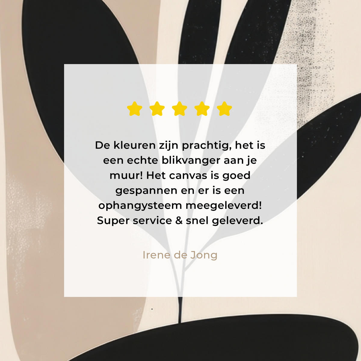 LEINWANDBILD Pflanze - Beige - Japanisch Deko Schlafzimmer 30x20 cm - Schwarz, Textil (30/20cm) - MuchoWow