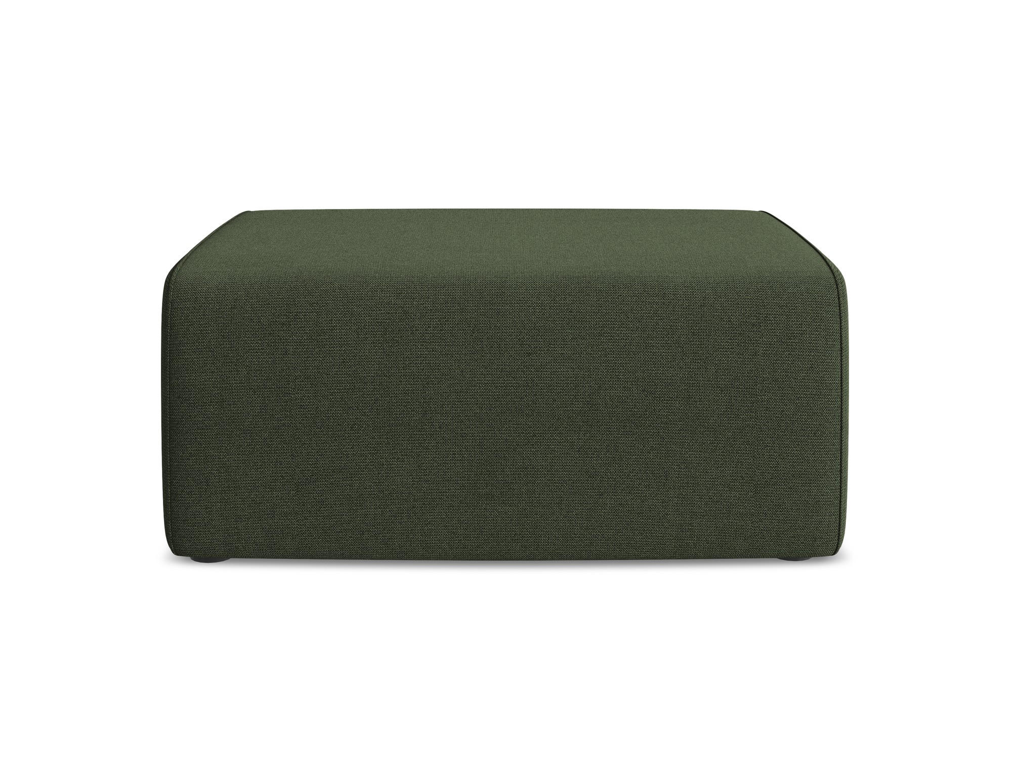 POUF Strukturstoff Stoff Grün - Blau/Schwarz, Kunststoff/Textil (90/80/60cm) - Makamii