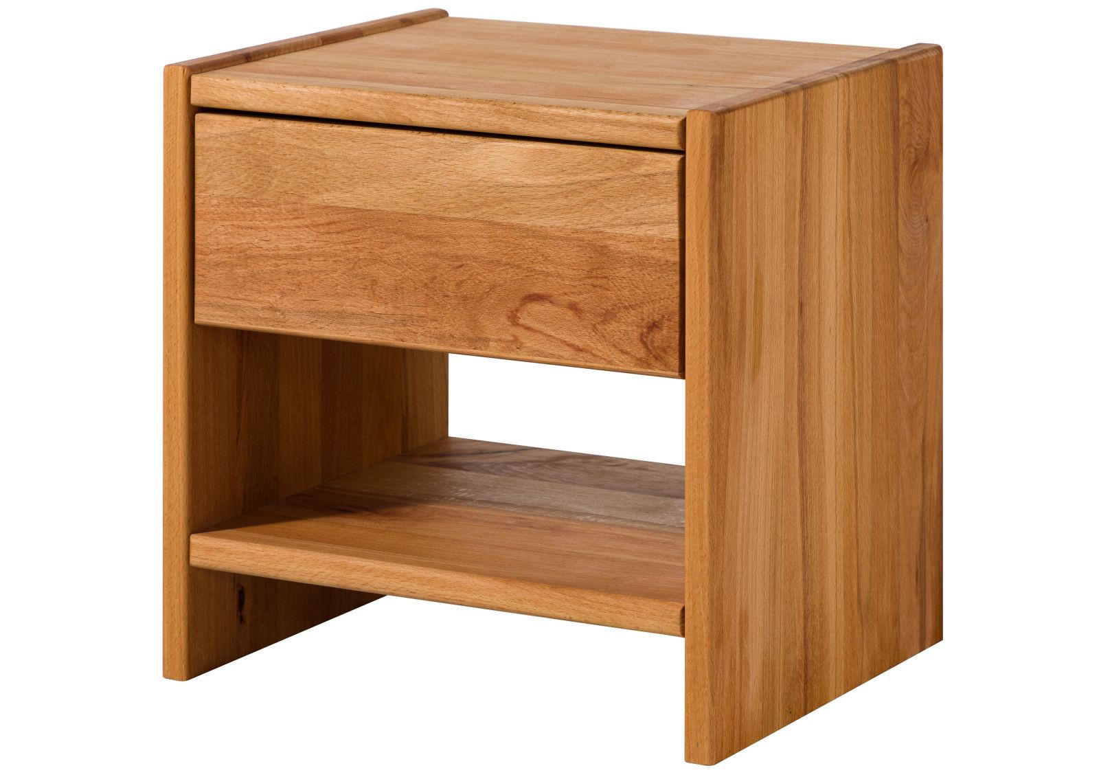 NACHTTISCH Kernbuche 40x33x40 natur geölt TomMe #108 - Naturfarben, Holz (40/40/33cm) - Massivmoebel24
