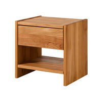 NACHTTISCH Kernbuche 40x33x40 natur geölt TomMe #108 - Naturfarben, Holz (40/40/33cm) - Massivmoebel24