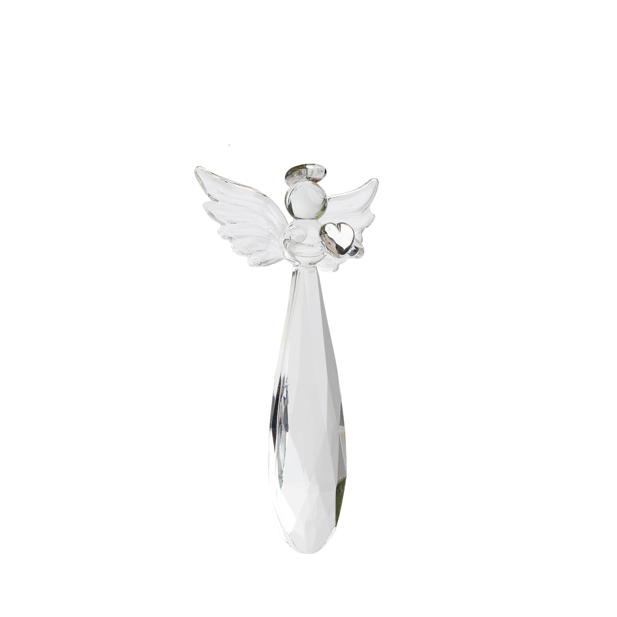 WEIHNACHTSDEKO Hängend ICEANGEL, 6 x 11 cm, Transparent, Christbaumschmuck, Weihnachtsbaumdekoration, Christmas, Xmas - Transparent, Glas (3/11/6cm) - home&you